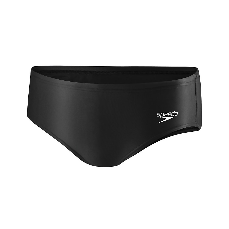 Men's  Solid Youth Brief Black
