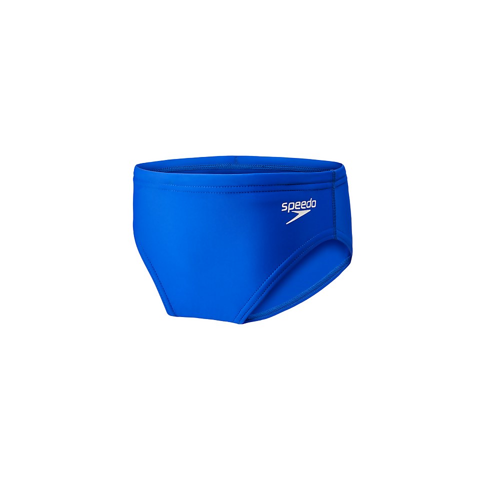Men's Solid Brief Blue