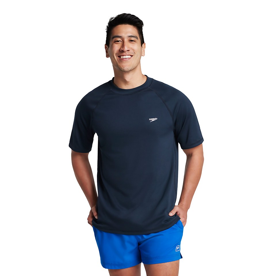 Men's Easy Short Sleeve Rashguard Navy