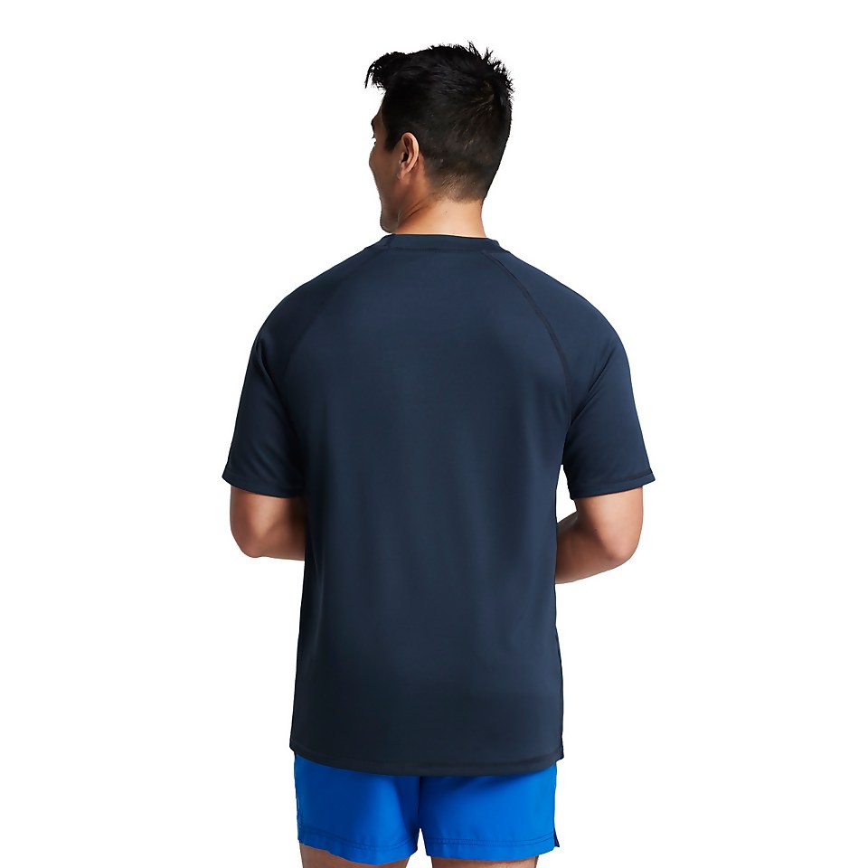 Men's Easy Short Sleeve Rashguard Navy