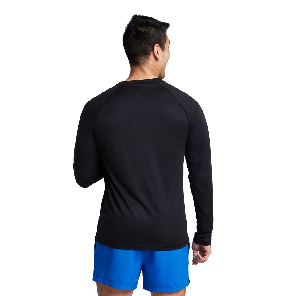 Men's Easy Long Sleeve Rashguard Black
