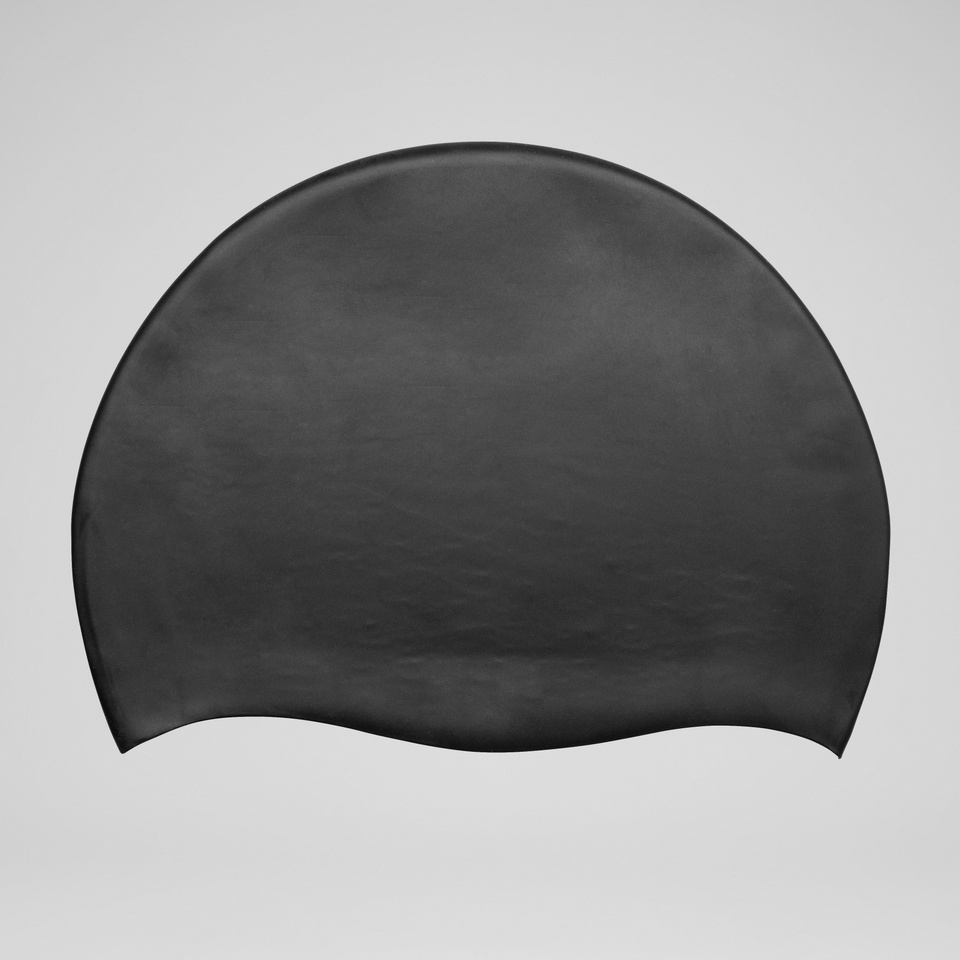 Junior Solid Silicone Cap Black