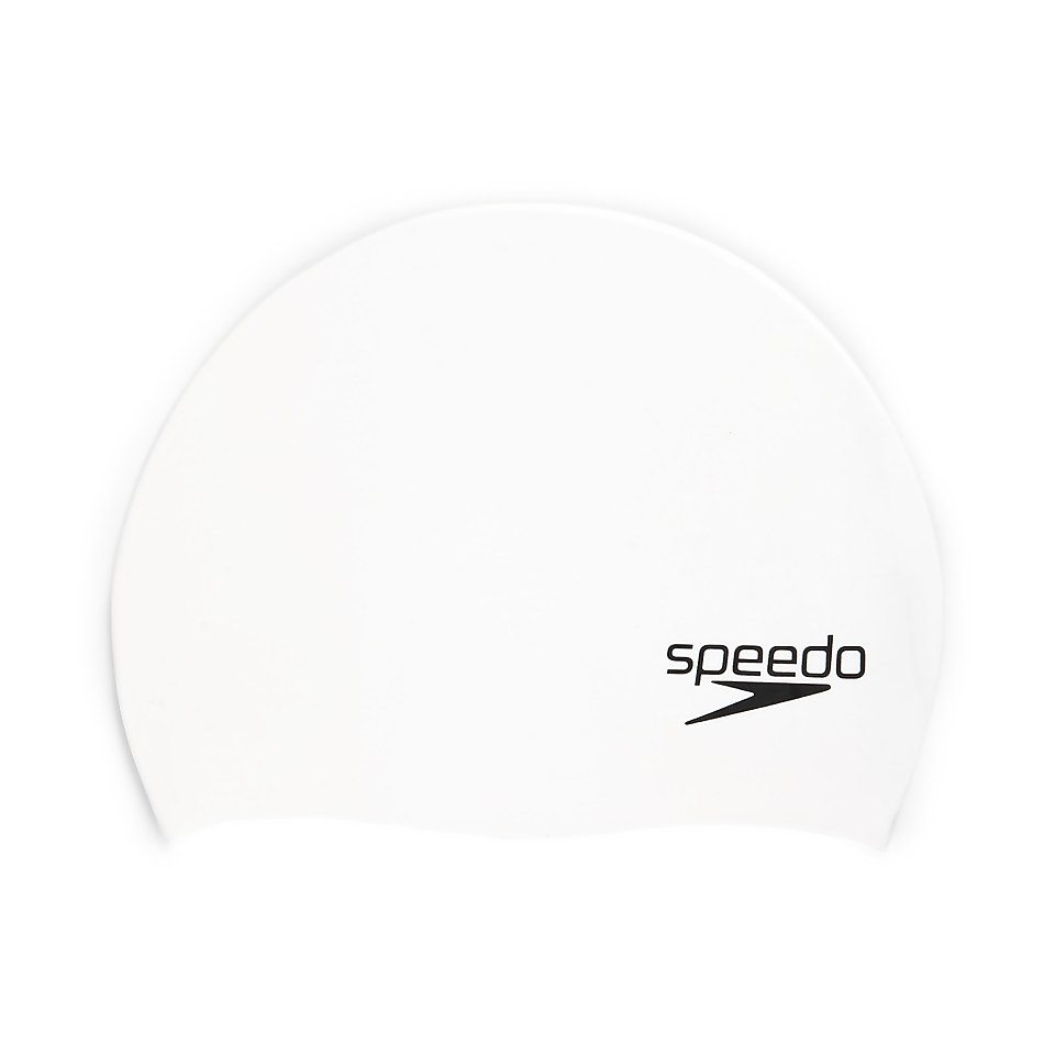 Adult Elastomeric Solid Silicone Cap White