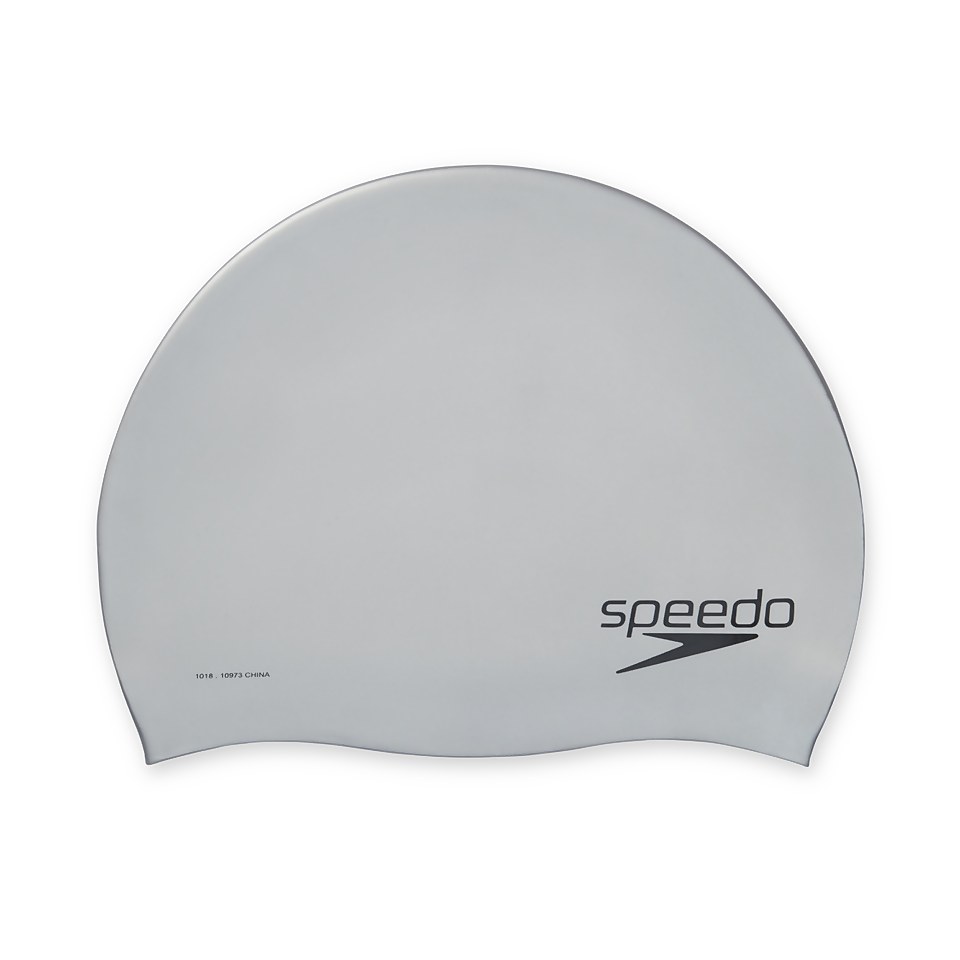 Adult Solid Silicone Cap Silver