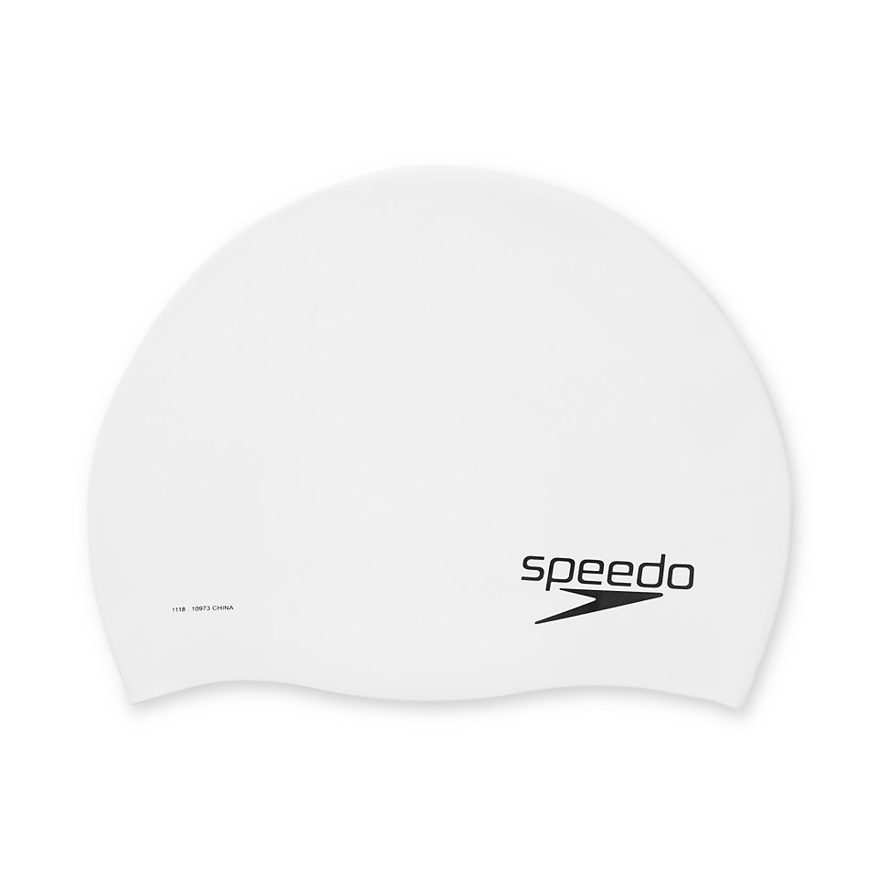 Adult Solid Silicone Cap White