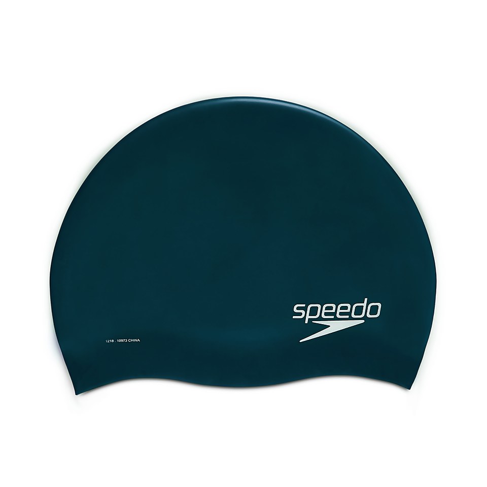 Adult Solid Silicone Cap Blue