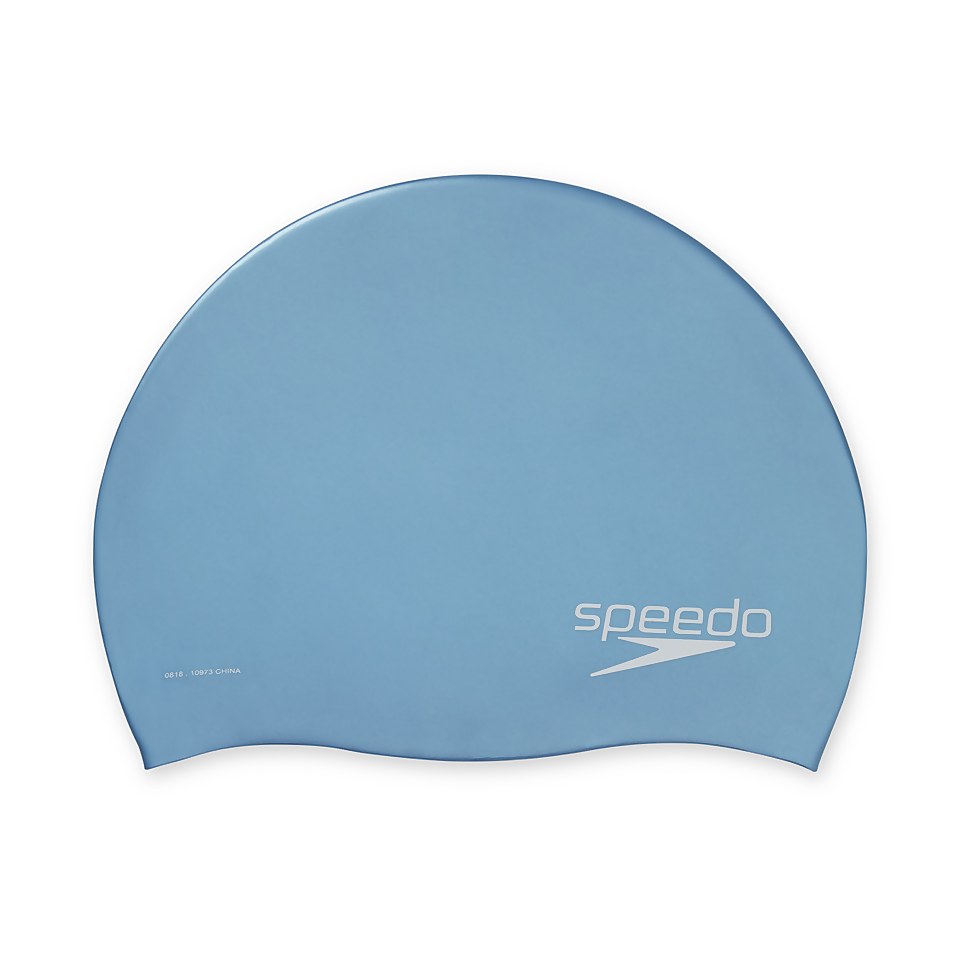 Adult Solid Silicone Cap Light Blue