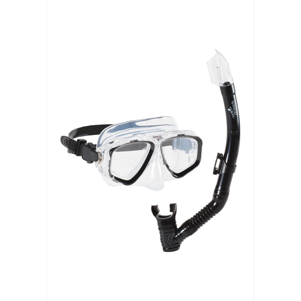 Adult Adventure Mask & Snorkel Set Black