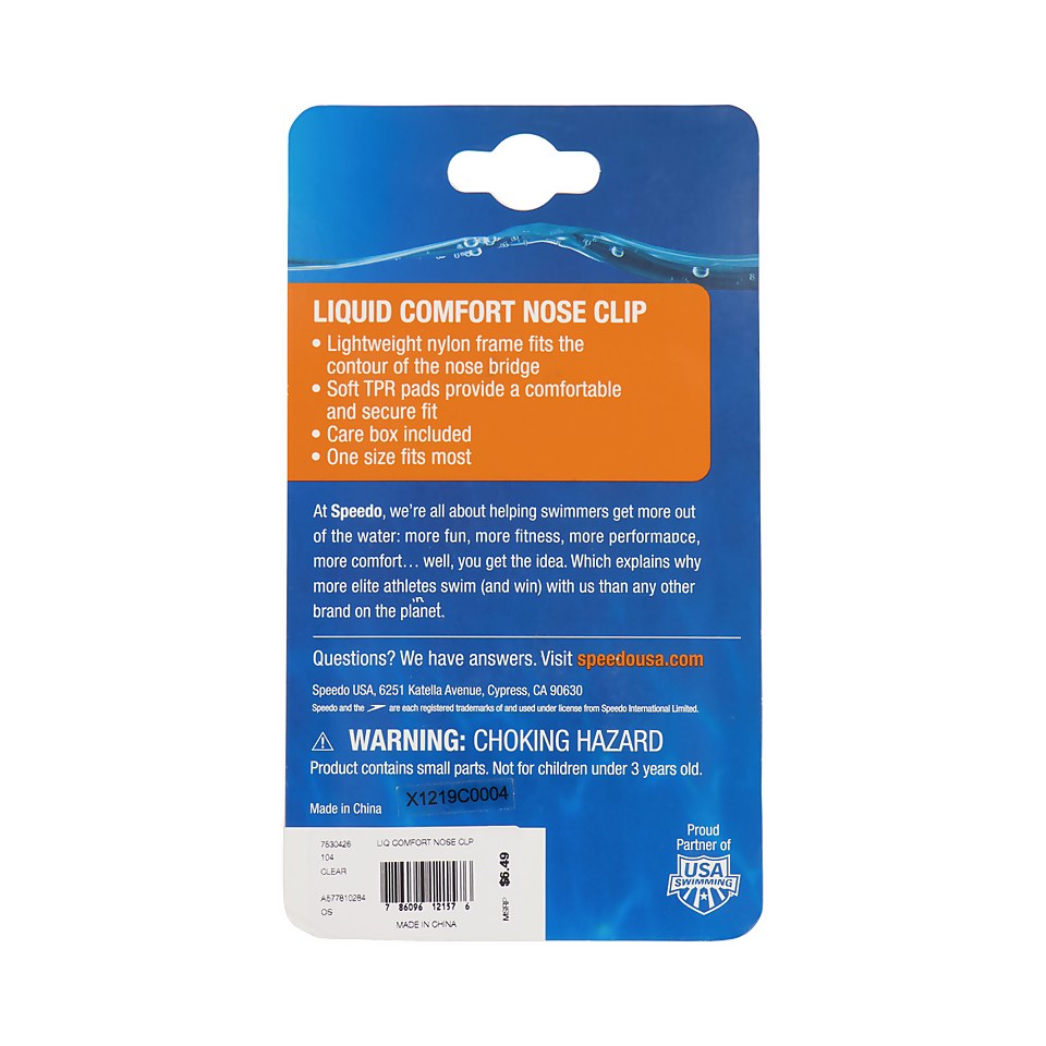 Liquid Comfort Nose Clip White