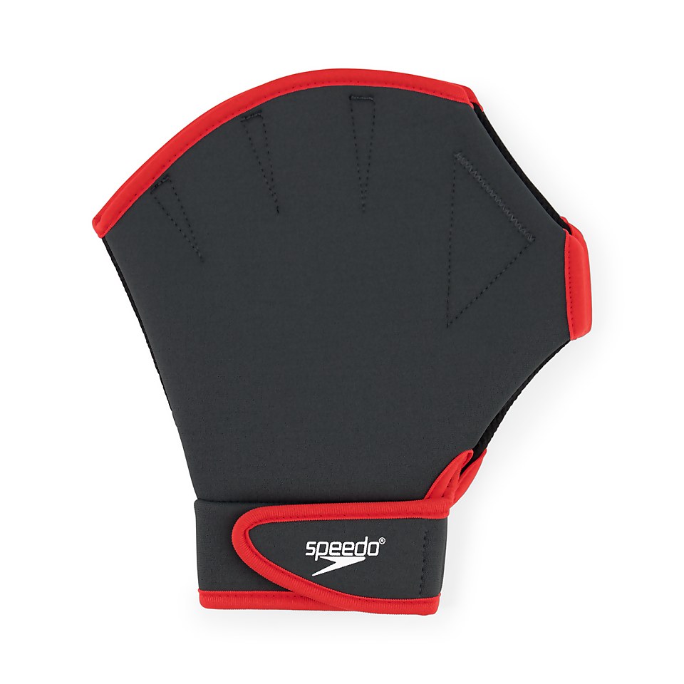 Aquatic Fitness Gloves Red