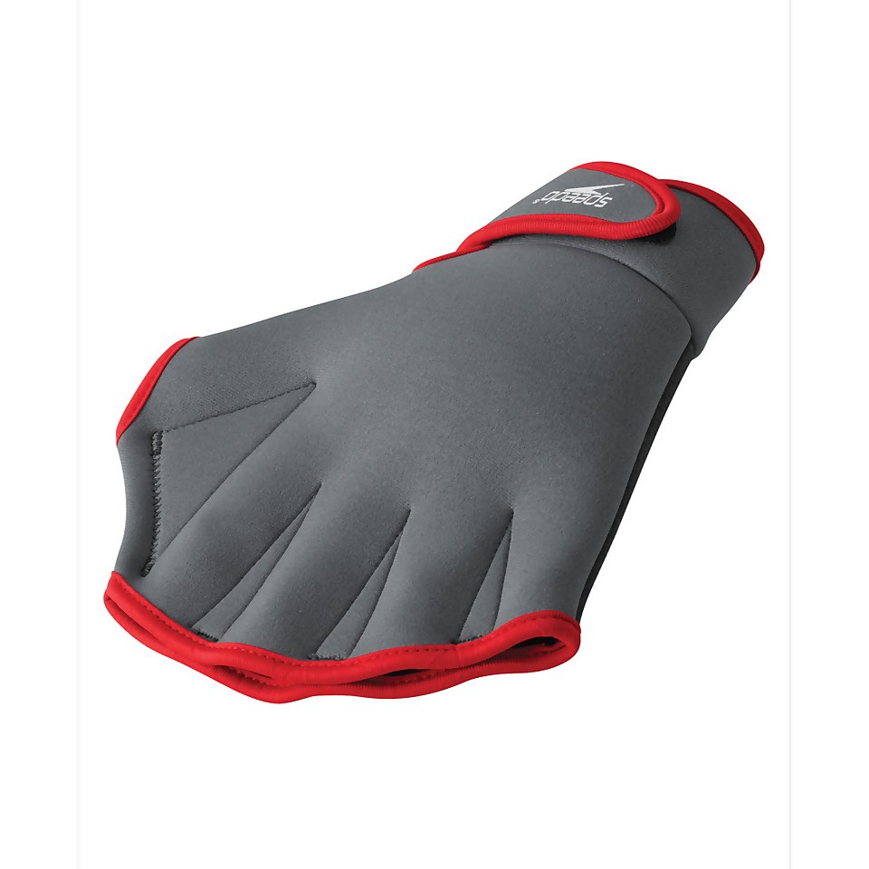 Aquatic Fitness Gloves Red