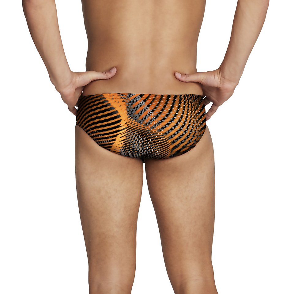 Men's Coded Riff Brief Orange