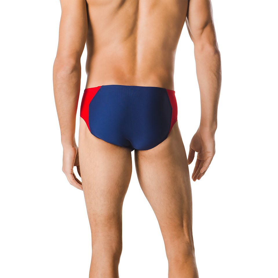 Men's Spark Splice Brief Red/Black