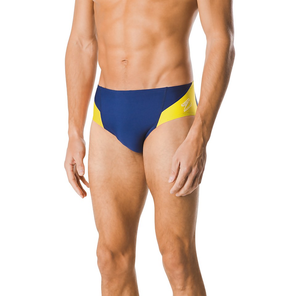 Men's Spark Splice Brief Gold