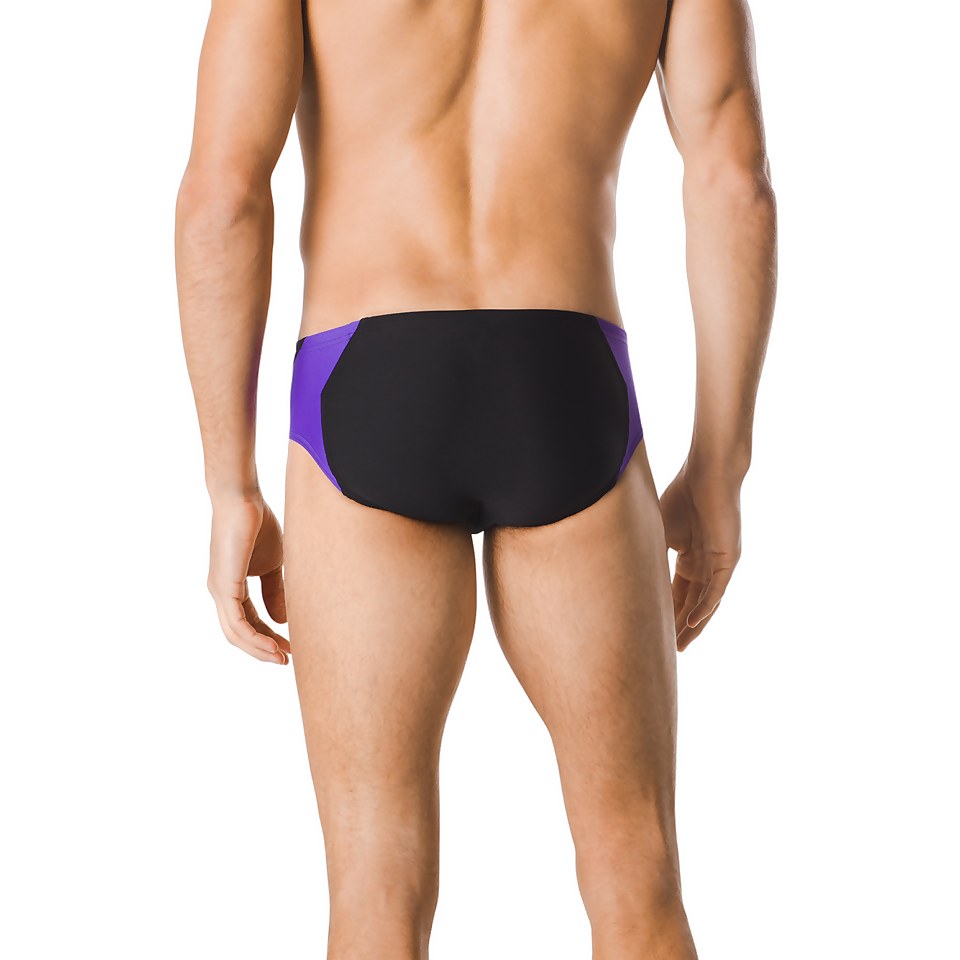 Men's Spark Splice Brief Purple