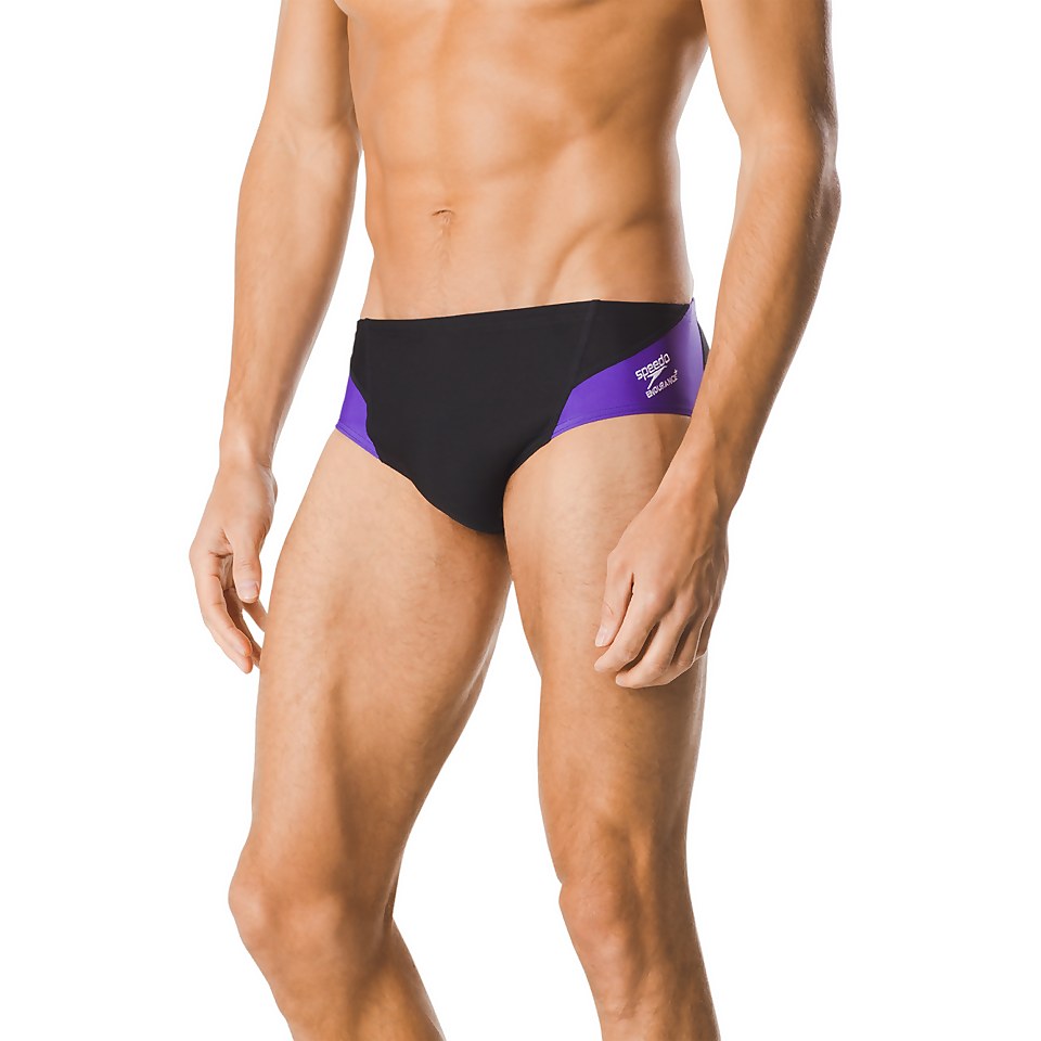 Men's Spark Splice Brief Purple
