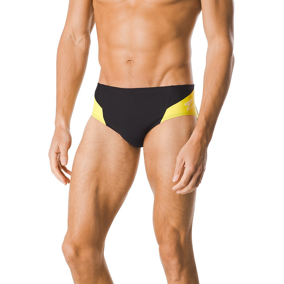 Men's Spark Splice Brief Yellow