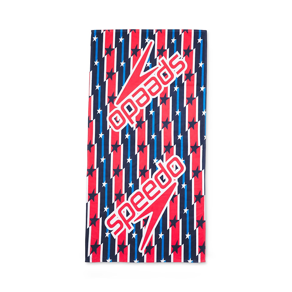 Cotton Printed Beach Towel Blue