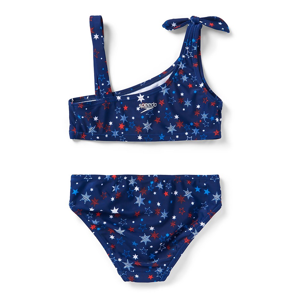 Printed Tie Two Piece