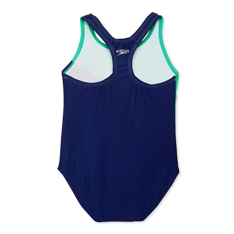 Colorblock Logo One Piece