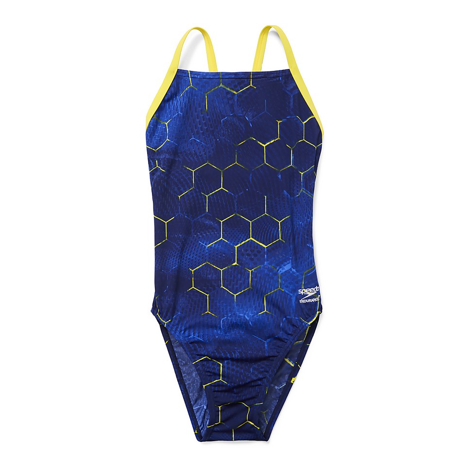 Women's Emerging Force Flyback One Piece Navy/Yellow