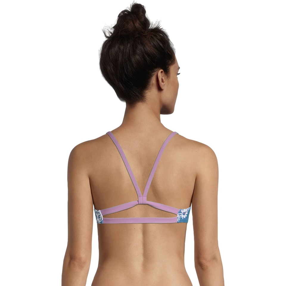 Print Strappy Back Bikini Top