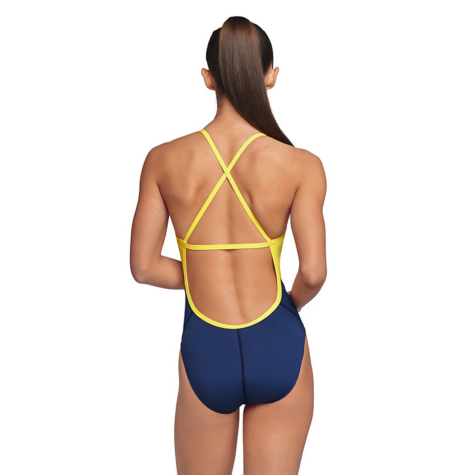 Women's Spark Splice Crossback One Piece Navy
