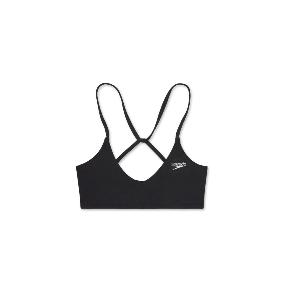 Solid Tie Back Bikini Top