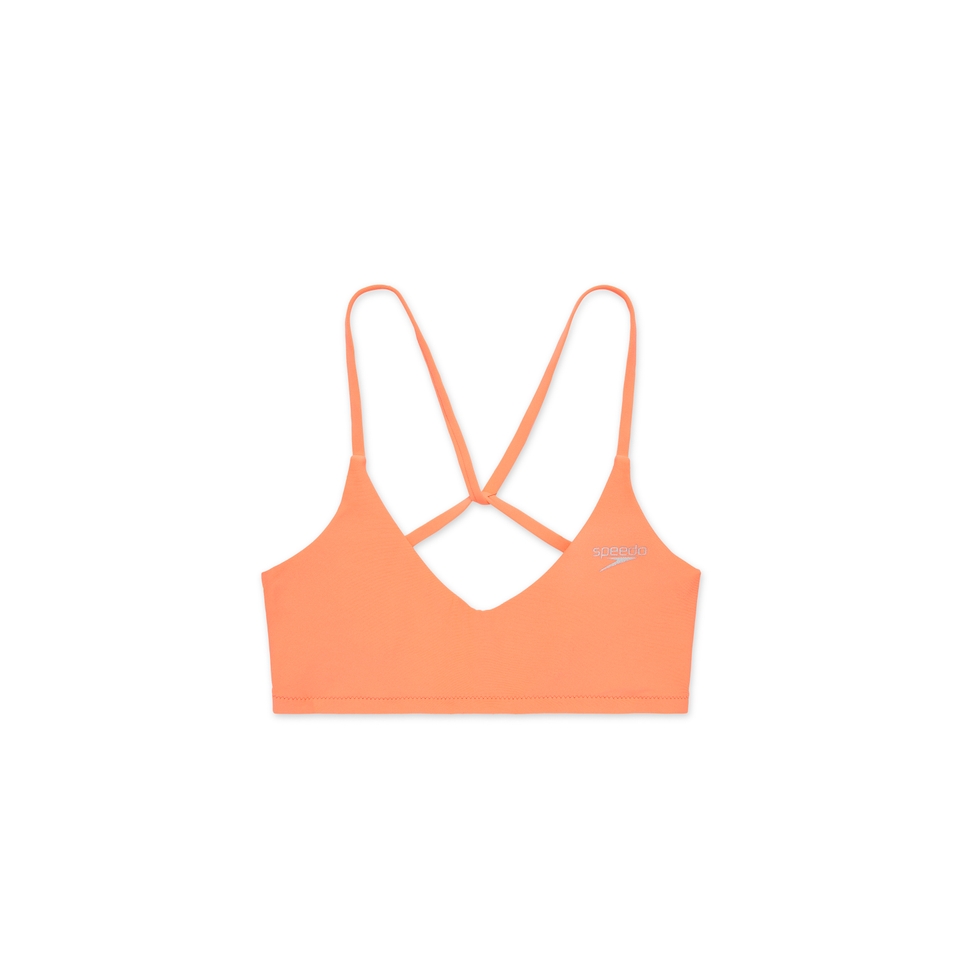 Solid Tie Back Bikini Top