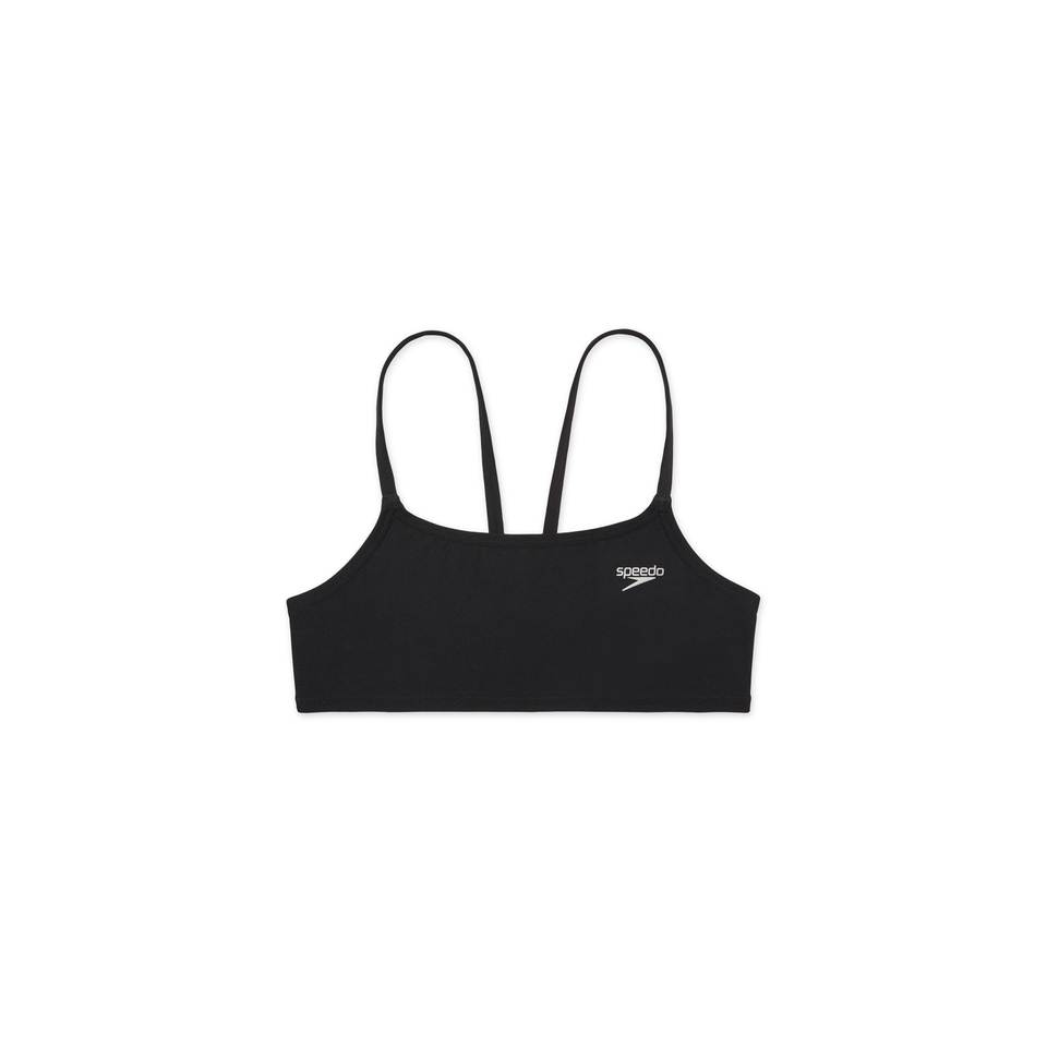 Solid Strappy Bikini Top