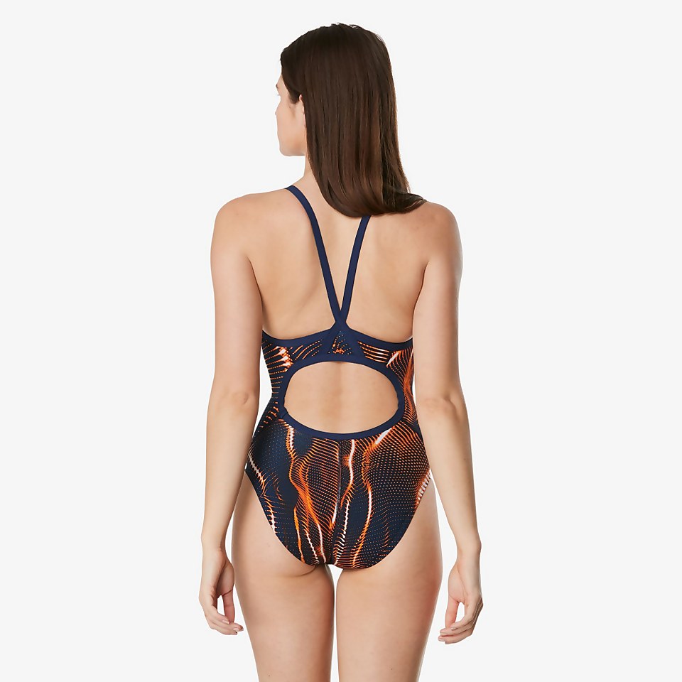 Women's Solar Boom Flyback One Piece Navy