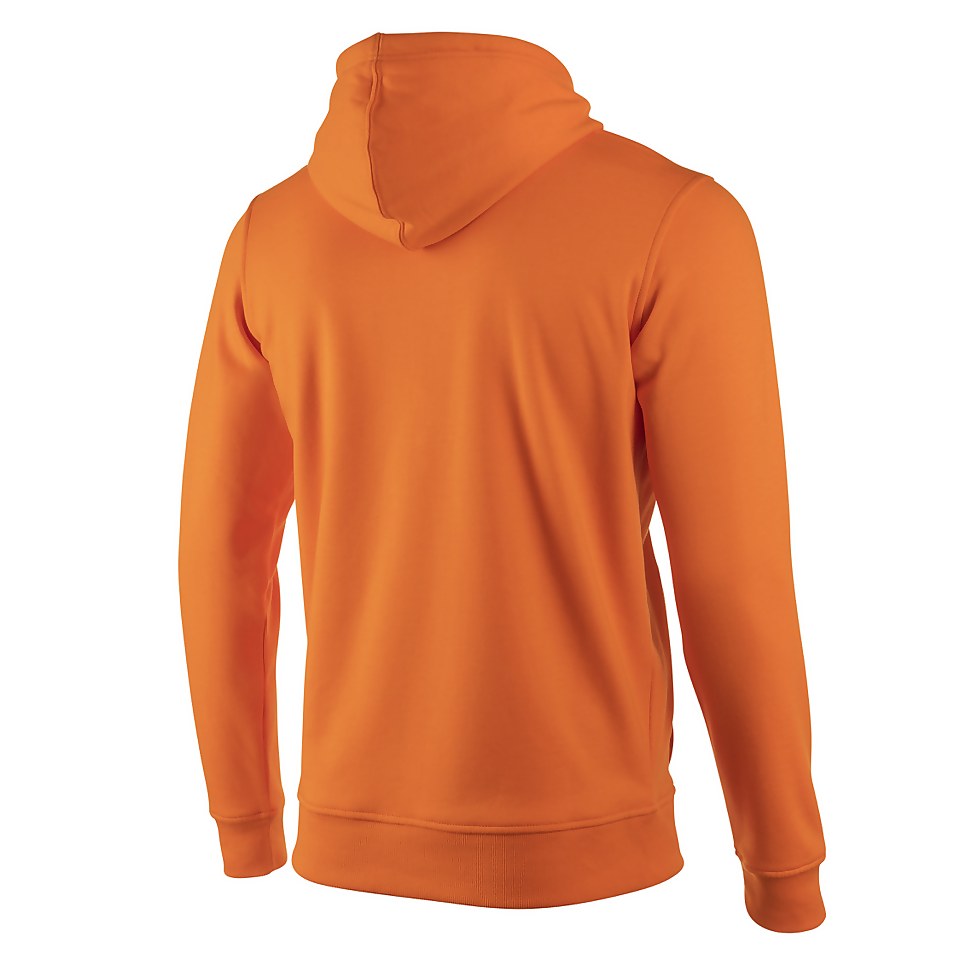 Men's Long Sleeve Hooded Sweatshirt Orange
