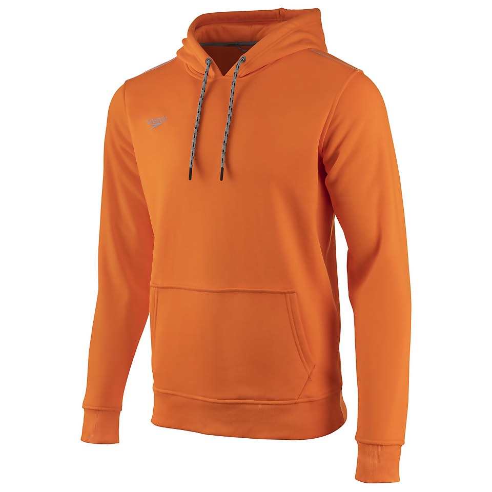 Men's Long Sleeve Hooded Sweatshirt Orange