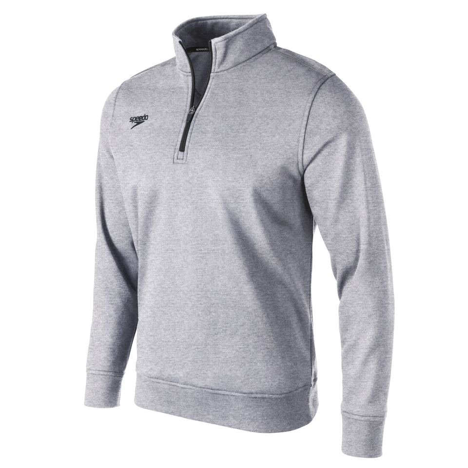 Unisex 1/4 Zip Sweatshirt Gray