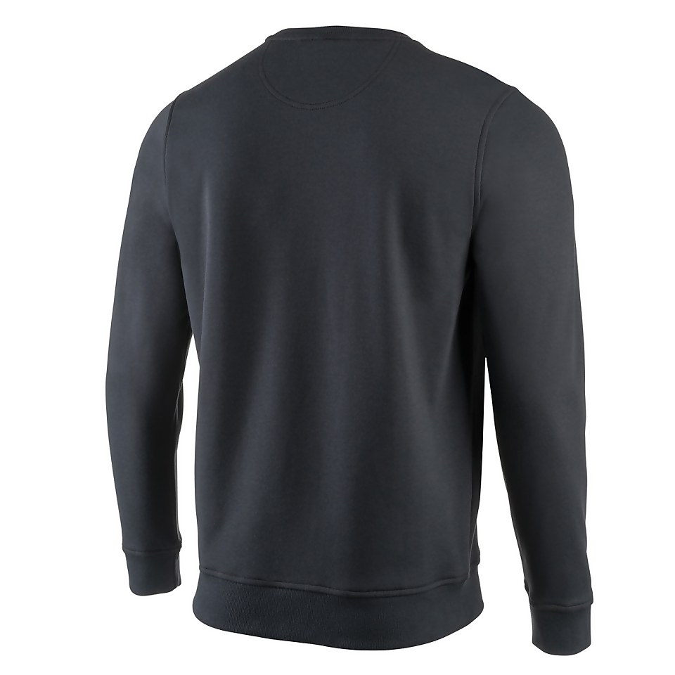 Unisex Long Sleeve Crew Neck Sweatshirt Black