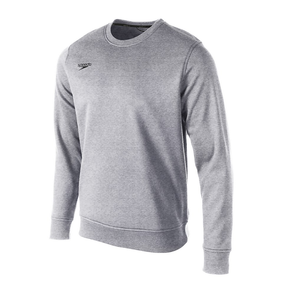 Unisex Long Sleeve Crew Neck Sweatshirt Gray