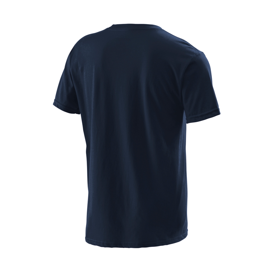 Men's Vintage Logo Short Sleeve Crew Tee Blue