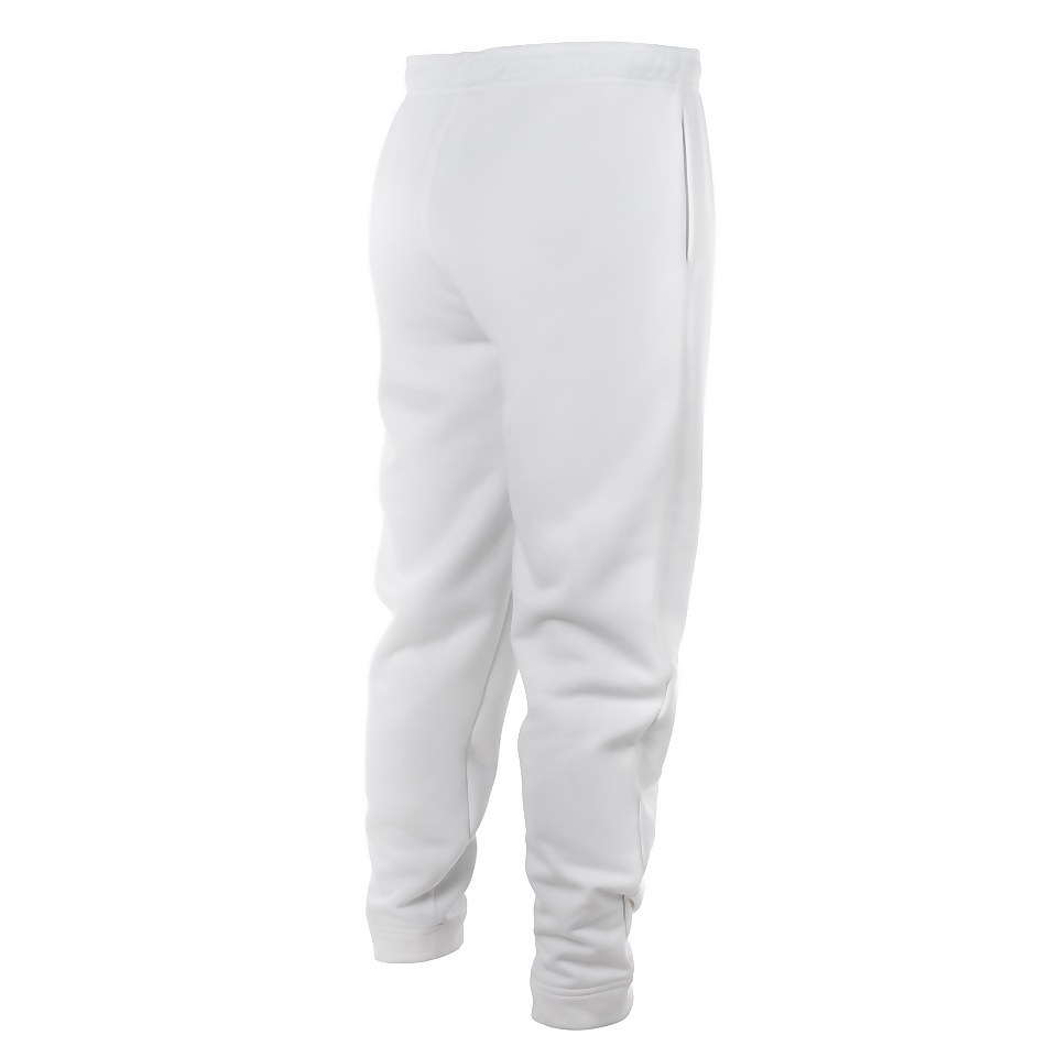 Unisex Vintage Logo Jogger White