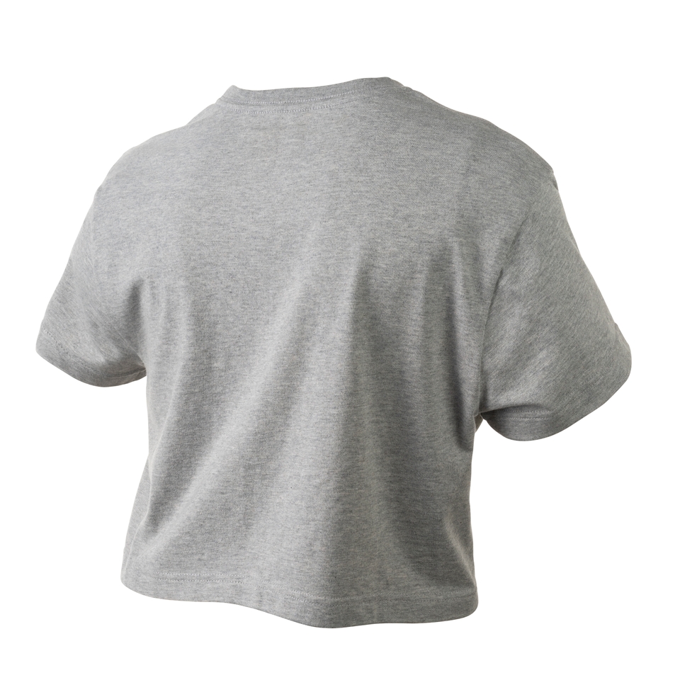 Women's Vintage Crop Tee Gray