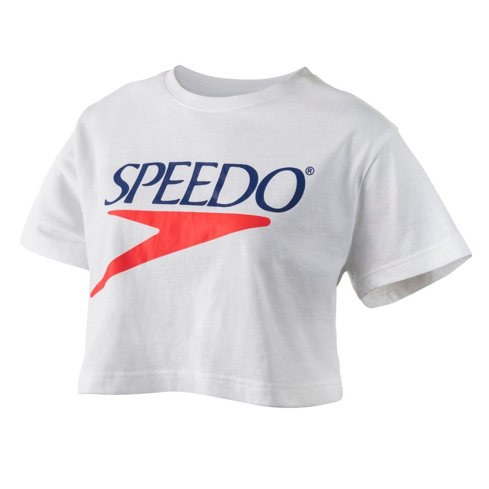Women's Vintage Crop Tee White