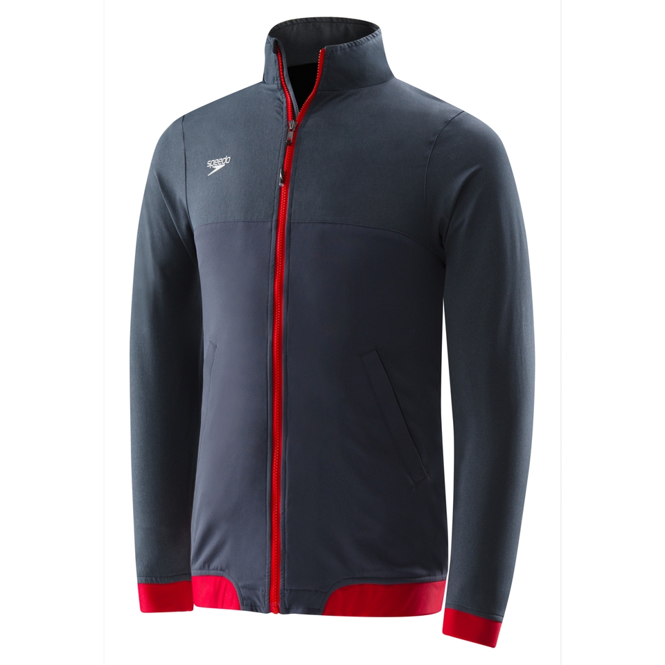 Unisex Youth Tech Warm-Up Jacket Red