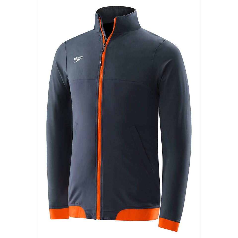 Unisex Youth Tech Warm Up Jacket Orange