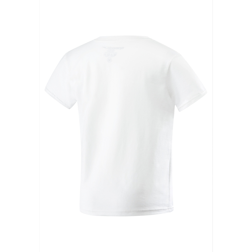 Unisex Youth Front Logo Tee White