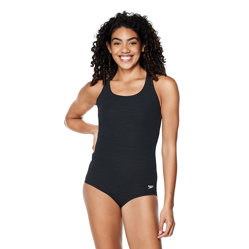 Pebble Texture X Back One Piece