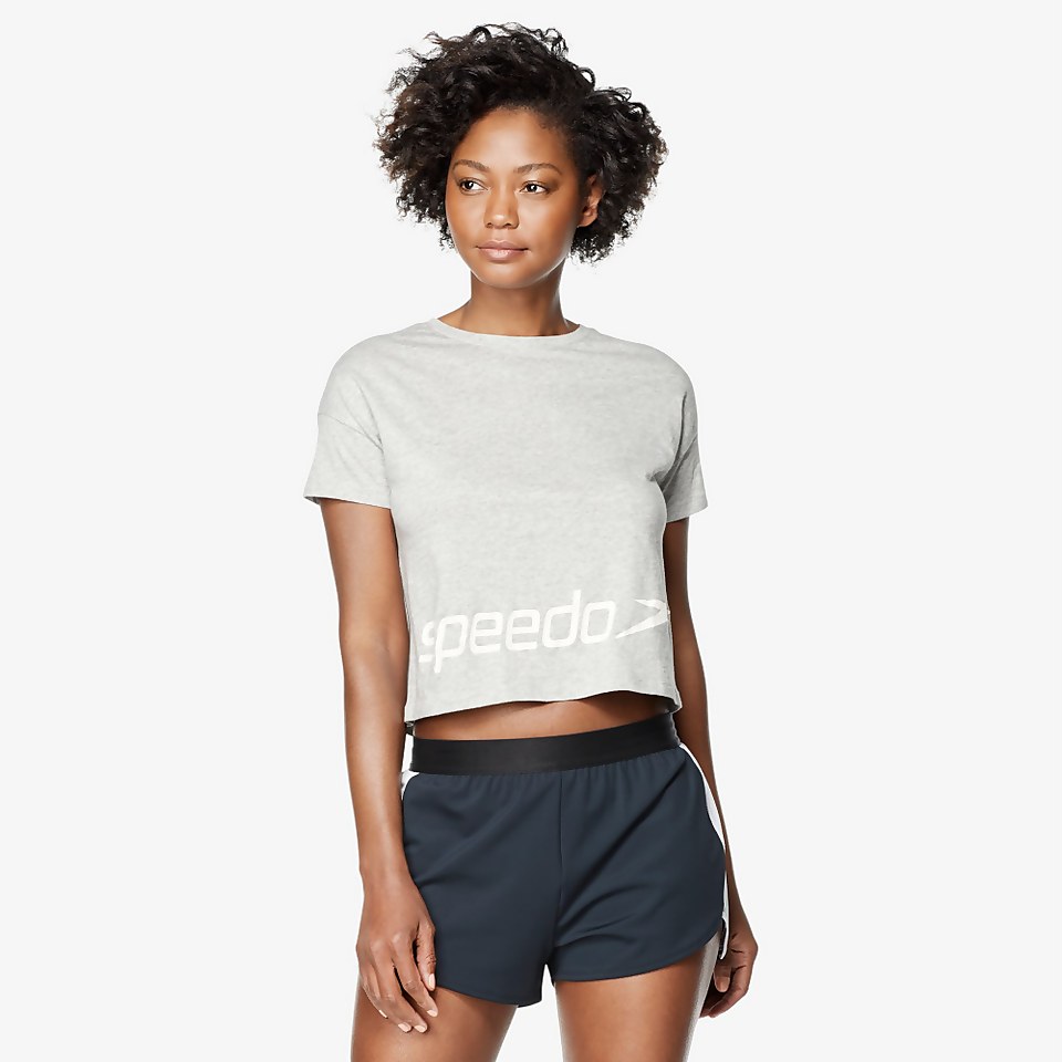 Speedo Logo Cropped Tee