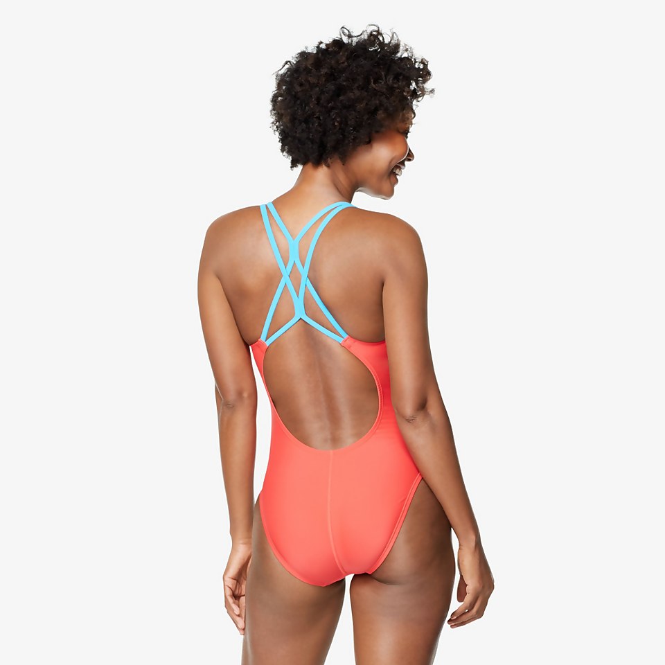 Diagonal Colorblock One Piece