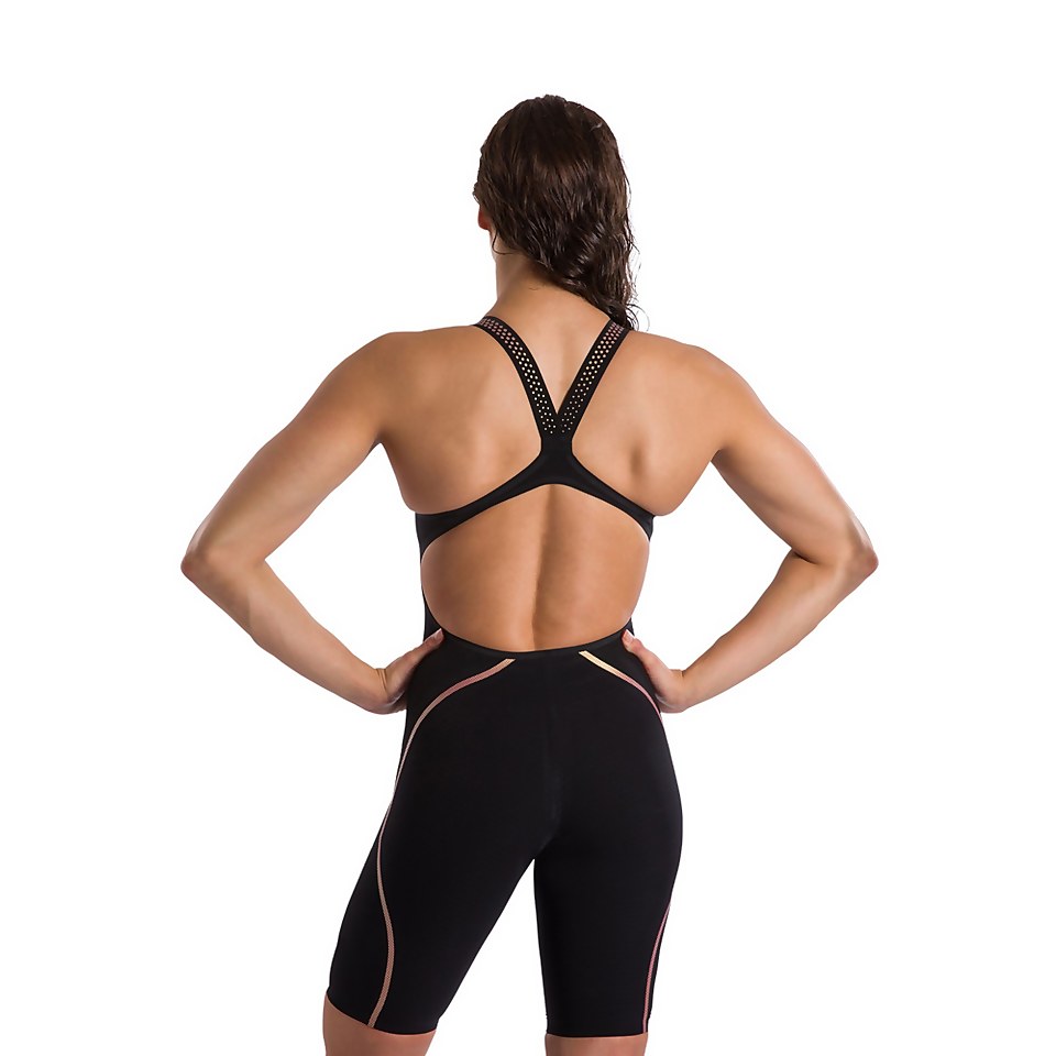 Women's Fastskin Intent Openback Kneeskin Black