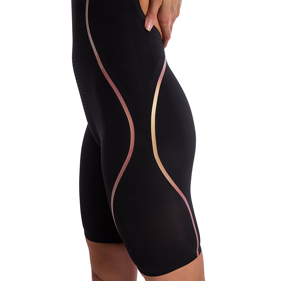 Women's Fastskin Intent Openback Kneeskin Black