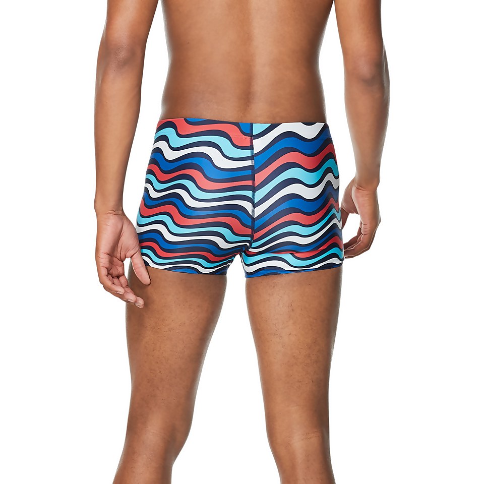 Men's Printed Square Leg Red