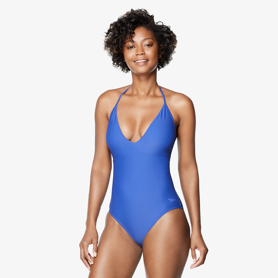 V-Neck Halter One Piece